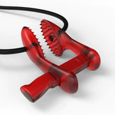 Octopus Freediving Fakir Nose Clip Transparent Red